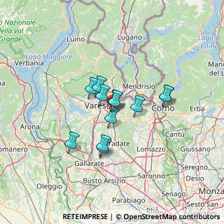 Mappa Via V. Alfieri, 21046 Malnate VA, Italia (9.20417)