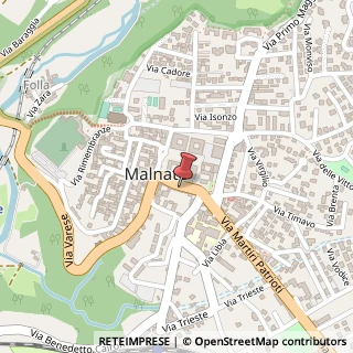 Mappa Via Garibaldi, 11, 21046 Malnate, Varese (Lombardia)