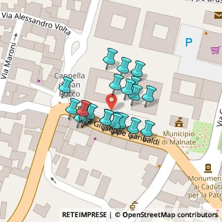 Mappa Piazza della Tessitrice, 21046 Malnate VA, Italia (0.03739)