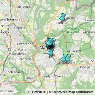 Mappa Via Bruno Giordano, 21046 Malnate VA, Italia (0.76824)