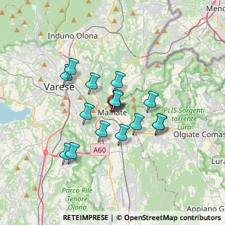 Mappa Via Garibaldi, 21046 Malnate VA, Italia (2.68813)