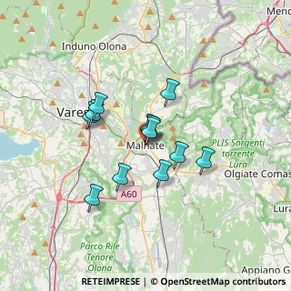 Mappa Via Garibaldi, 21046 Malnate VA, Italia (2.50333)
