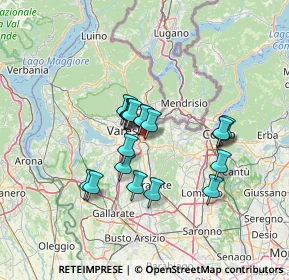 Mappa Via Garibaldi Giuseppe, 21046 Malnate VA, Italia (10.20421)