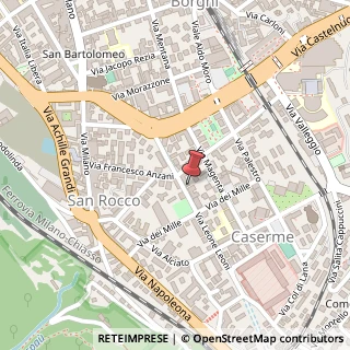 Mappa Via Leone Leoni, 7, 22100 Como, Como (Lombardia)
