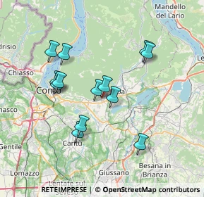 Mappa Via ai Campi, 22031 Albavilla CO, Italia (6.46923)