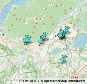 Mappa Via ai Campi, 22031 Albavilla CO, Italia (2.86909)