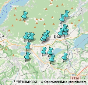 Mappa Via ai Campi, 22031 Albavilla CO, Italia (3.2555)