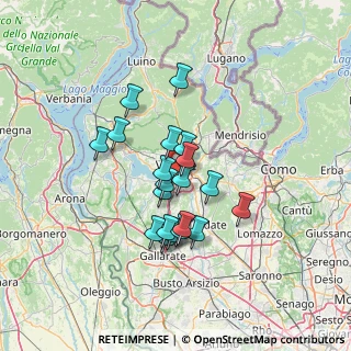Mappa Via Torquato Tasso, 21100 Varese VA, Italia (10.7155)