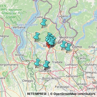 Mappa Via Torquato Tasso, 21100 Varese VA, Italia (8.09429)