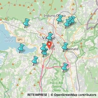 Mappa Via Torquato Tasso, 21100 Varese VA, Italia (3.85417)