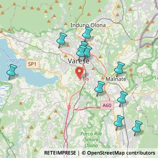 Mappa Via Torquato Tasso, 21100 Varese VA, Italia (4.49273)