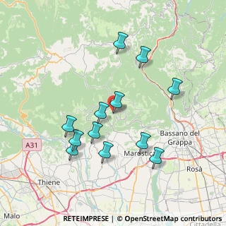 Mappa Via Reggenza VII Comuni, 36062 Conco VI, Italia (7.195)