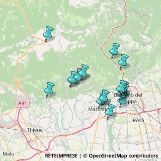 Mappa Via Reggenza VII Comuni, 36062 Conco VI, Italia (7.20667)