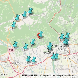 Mappa Via Reggenza VII Comuni, 36062 Conco VI, Italia (9.742)