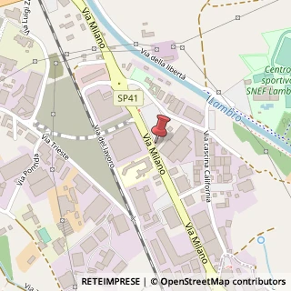 Mappa Via Milano, 9, 22036 Erba, Como (Lombardia)