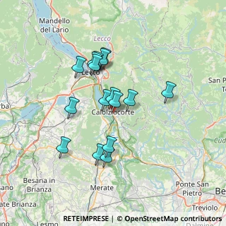 Mappa Via Calvi Fratelli, 23801 Calolziocorte LC, Italia (5.94)