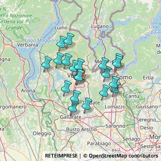 Mappa Campus Bizzozero, 21100 Varese VA, Italia (11.0165)
