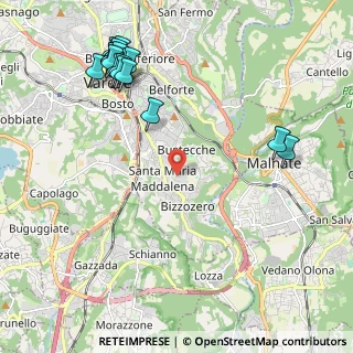 Mappa Campus Bizzozero, 21100 Varese VA, Italia (2.67056)