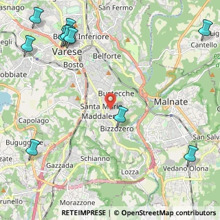 Mappa Campus Bizzozero, 21100 Varese VA, Italia (3.27727)