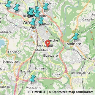 Mappa Campus Bizzozero, 21100 Varese VA, Italia (3.15769)