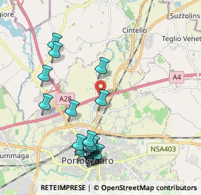 Mappa Via Ponte di Covra, 30026 Portogruaro VE, Italia (2.237)