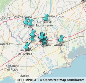 Mappa Via Ponte di Covra, 30026 Portogruaro VE, Italia (8.48857)