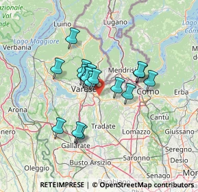 Mappa Via C. Toselli, 21046 Malnate VA, Italia (10.23235)