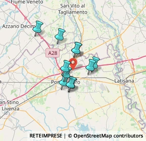 Mappa Via Colombara, 30026 Portogruaro VE, Italia (4.52182)