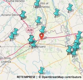 Mappa Via Colombara, 30026 Portogruaro VE, Italia (10.1045)
