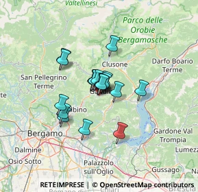 Mappa Via S. Rocco, 24026 Leffe BG, Italia (7.78421)