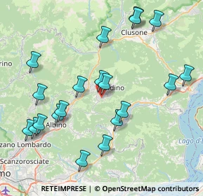 Mappa Via S. Rocco, 24026 Leffe BG, Italia (8.795)