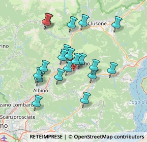 Mappa Via S. Rocco, 24026 Leffe BG, Italia (6.264)