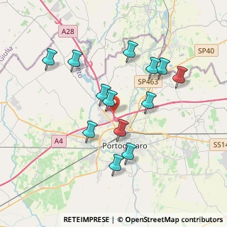 Mappa A28 Portogruaro - Conegliano, 30026 Portogruaro VE, Italia (3.48385)