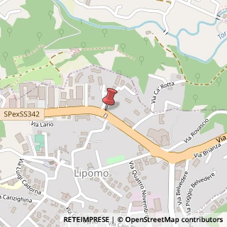Mappa Via Provinciale per Lecco, 597, 22030 Lipomo, Como (Lombardia)