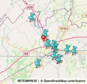 Mappa Via dell'Industria, 30026 Gruaro VE, Italia (3.49636)