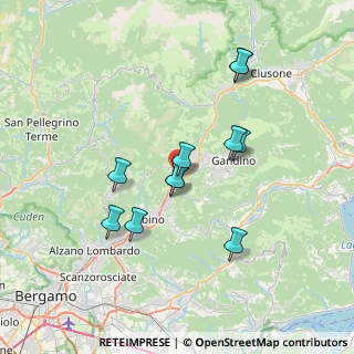 Mappa Via Briolini, 24025 Gazzaniga BG, Italia (6.27455)