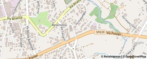 Mappa Albavilla