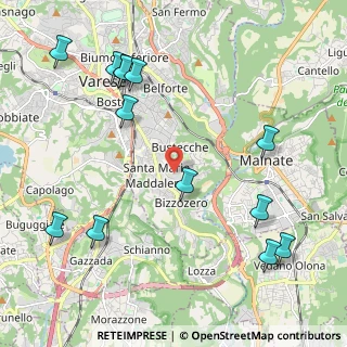 Mappa Via Jean Henry Dunant, 21100 Varese VA, Italia (2.59231)
