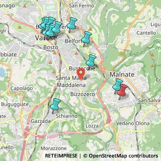 Mappa Padiglione C. Golgi, 21100 Varese VA, Italia (2.46)
