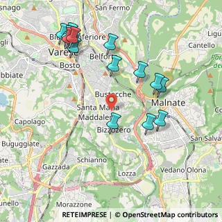 Mappa Padiglione C. Golgi, 21100 Varese VA, Italia (2.22333)