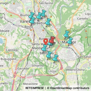 Mappa Padiglione C. Golgi, 21100 Varese VA, Italia (1.61846)