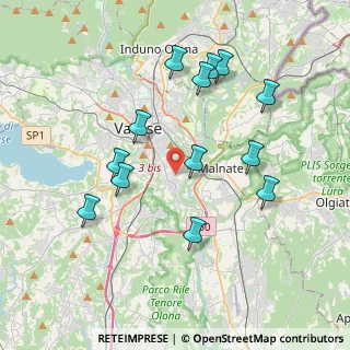 Mappa Padiglione C. Golgi, 21100 Varese VA, Italia (3.81154)