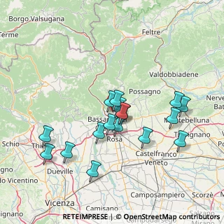 Mappa Via Pragalera, 36060 Romano D'ezzelino VI, Italia (13.49941)