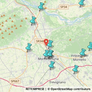 Mappa Via Monte Piana, 31044 Montebelluna TV, Italia (4.93833)
