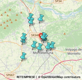 Mappa Via Monte Piana, 31044 Montebelluna TV, Italia (2.64692)