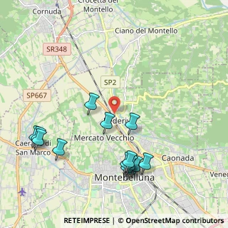 Mappa Via Monte Piana, 31044 Montebelluna TV, Italia (2.31643)