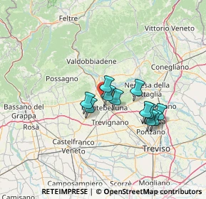 Mappa Via Monte Piana, 31044 Montebelluna TV, Italia (10.08818)