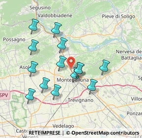 Mappa Via Monte Tofane, 31044 Montebelluna TV, Italia (6.68857)