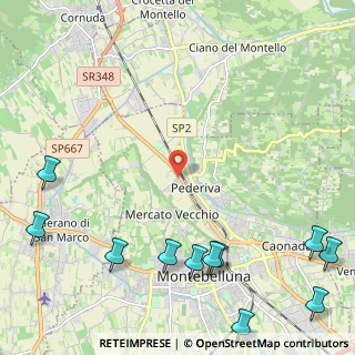 Mappa Via Groppa, 31044 Montebelluna TV, Italia (3.34273)