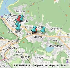 Mappa Via Provinciale per Lecco Freestand, 22030 Lipomo CO, Italia (1.32182)
